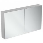 IDEAL Standard Komfort Zrkadlová skrinka 2-oj dverová rôzne prevedenia Typ: T3442AL rozmer 800 x 170 x 700 prevedenie drevotrieska s dekorom matný hliník