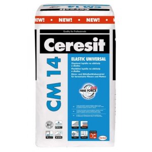 Ceresit 2464598 Zlepšené cementové lepidlo vystužené vláknami, 25 kg  CM14UNIVERSA