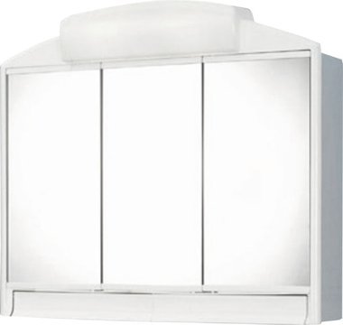 Sapho Rano Zrkadlová skrinka biela, 59 x 51 x 16 cm 541302