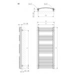 Terma Dexter Koupelnový radiátor různá provedení