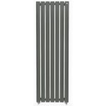 Terma Pier Koupelnový radiátor různá provedení Typ: WGB19138041KMGRZX, rozměr 1380 x 410 mm, metalická šedá, středové připojení teplovodní vytápění bez tyče
