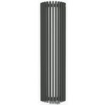 Terma Triga AW Kúpeľnový radiátor rôzne prevedenia Typ: WGVRA170043KMGRZX, rozmer 1700 x 430 mm, metalická šedá, stredové pripojenie teplovodné vykurovanie bez tyče