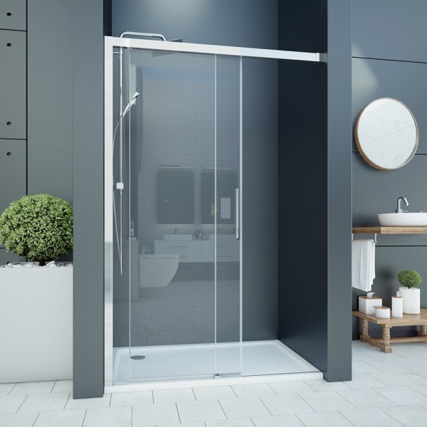 Aquatek WELLNESS Sprchové dveře s jedněmi zásuvnými dveřmi