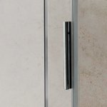 Aquatek WELLNESS Sprchové dvere so zásuvnými dverami B2, chróm, číre sklo