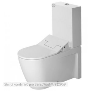 DURAVIT Starck 2 212959 Stojící kombinované WC pro SensoWasch