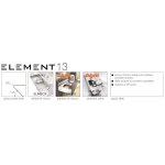 Kronzi Element 13 Štvor-zásuvková skrinka s doskou pod umývadlo rôzne rozmery a prevedenia