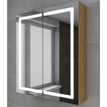 Kronzi PRO Zrkadlová skrinka s LED podsvietenými dvierkami, trojdverová rôzne rozmery a prevedenia