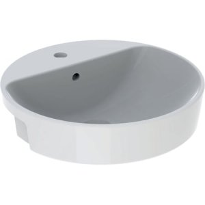Geberit VariForm Polozápustné umývadlo, okrúhle  50 cm, biela 500.782.01.2