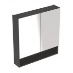 Geberit Selnova Square různá provedení Zrcadlová skříňka Typ: 501.265.00.1 Šířka 58,8 cm láva matně lakovaná