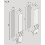 Antrax Flaps B Kúpeľnový radiátor rôzne rozmery a prevedenia