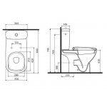 Kolo Style Kombinované WC rôzne prevedenie