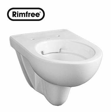 Kolo Nova Pro Závesné WC oválne Rimfree bez splachovacieho kruhu keramika M33120
