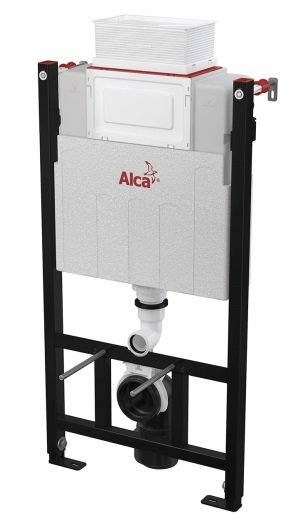 Alcadrain (Alcaplast) Predstenový inštalačný systém pre suchú inštaláciu (do sádrokartónu) s ovládaním zhora alebo spredu AM118/1000