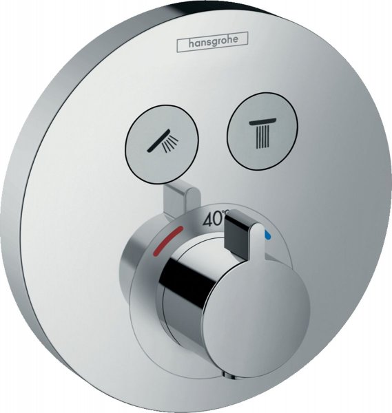 HANSGROHE ShowerSelect S Termostatická batéria pod omietku pre 2 spotrebiče rôzne prevedenia