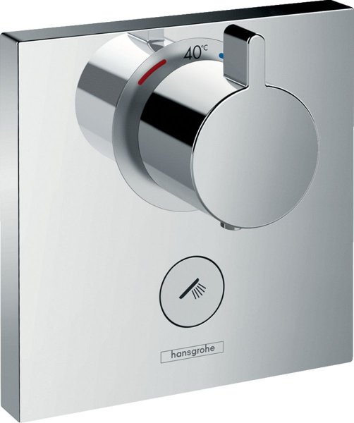 HANSGROHE ShowerSelect Termostat Highflow pod omietku pre 1 spotrebič a ďalší výtok chróm 15761000