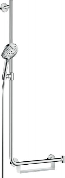 HANSGROHE Unica Comfort Raindance Select S 120 3jet, ruční sprcha / Unica Comfort, nástěnná tyč, sada 1,10 m L
