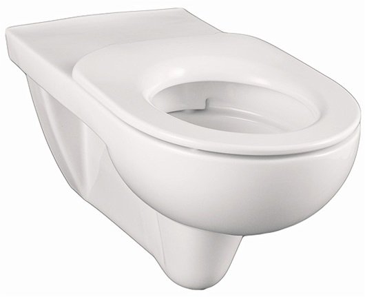 Kolo Nova Pro Závesné WC pre telesne postihnutých Rimfree bez splachovacieho kruhu alpská biela M33520