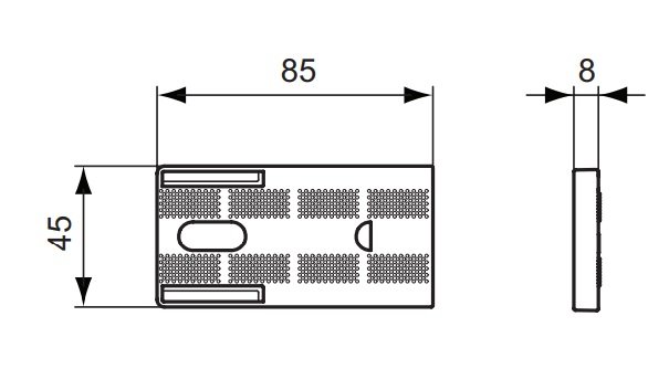 IDEAL Standard ProSys Akustická izolácia (medzi pätky a podlahu) R010667
