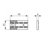 IDEAL Standard ProSys Akustická izolácia (medzi pätky a podlahu) R010667