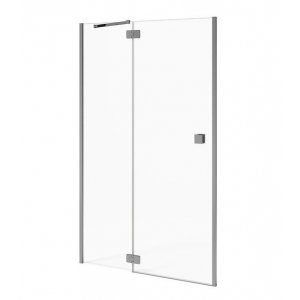 Jika Pure Sprchové dvere jednokrídlové strieborná lesklá, sklo transparent, rôzne prevedenia Typ: H2544200026681 800 mm pánty vľavo