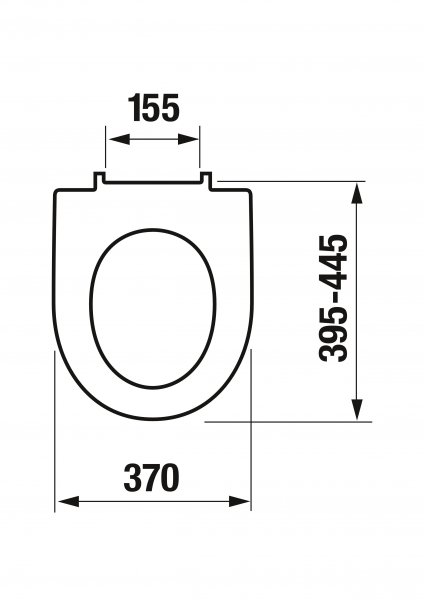 Jika Lyra H89038 duroplastové WC deska s poklopem různá provedení, bílá (H89038)