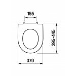 Jika Lyra H89038 duroplastové WC deska s poklopem různá provedení, bílá (H89038)