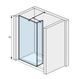 Jika Pure Bočná stena vrátane krátkeho skla sklo, rôzne rozmery