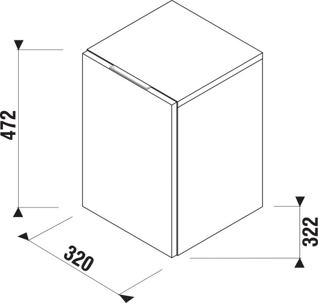 Jika Cubito-N 4.3J42.0 Nízká skříňka 321x322x472 mm, různá provedení (43J420)