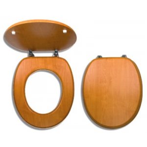 Novaservis WC dosky - Prestige Orech svetlý dyhované drevo WC/ORECH
