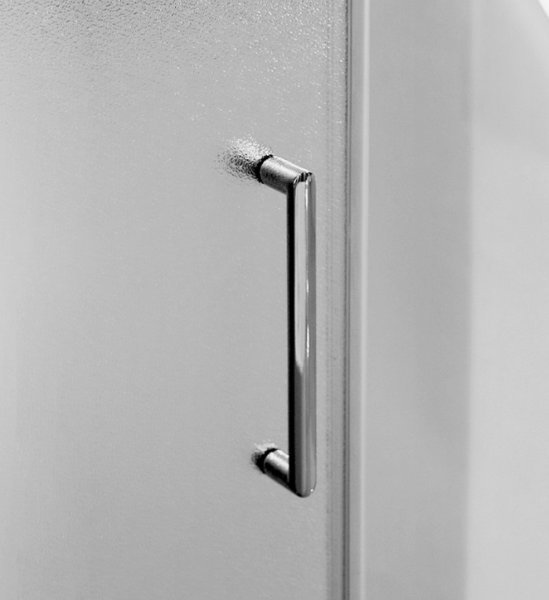 Aquatek DYNAMIC Sprchové dvere so sklápacími dverami B8, chróm-satin, číre sklo