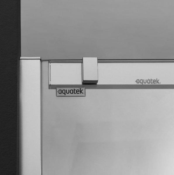 Aquatek ZEUS Sprchový kút obdĺžnikový R14 100x80 cm, chróm, číre sklo ZEUSR14CH100X8062