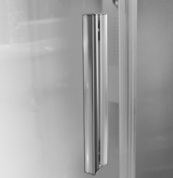 Aquatek ZEUS Sprchové dvere s jednými zásuvnými dverami B2, chróm, číre sklo