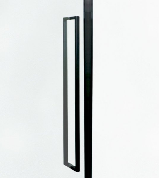 Aquatek JAGUAR Sprchový kút obdĺžnikový s jednými otváracími dverami R13 100x80, čierna matná, číre sklo JAGUARR13CR100X8062