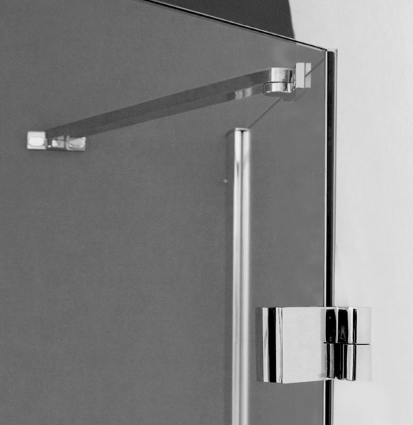 Aquatek BETTER Sprchové dvere B5, chróm, sklo číre