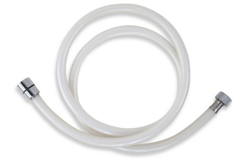Novaservis Plastová sprchová hadica 150 cm biela PVC/155,1