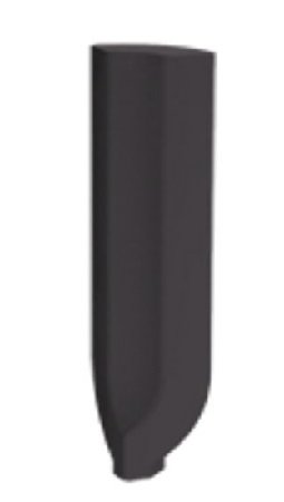 RAKO Taurus Color sokel so žliabkom - vnútorný roh 19 Black 2,3x8 TSIRH019