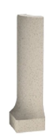 RAKO Taurus Granit sokel so žliabkom - vonkajší roh 61 Tunis 2,3x8 TSERH061