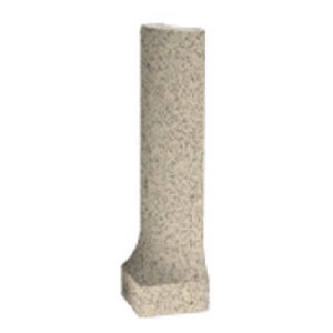 RAKO Taurus Granit sokel so žliabkom - vonkajší roh 73 Nevada 2,3x8 TSERH073