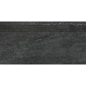 RAKO Quarzit schodovka čierna 30x60 DCPSE739