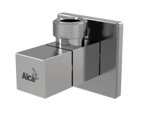 Alcadrain (Alcaplast) Ventil rohový 1/2"×1/2", hranatý ARV004