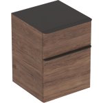 Geberit Smyle Square Bočná skrinka  450x600x470 mm, rône farby Typ: 500.357.JR.1 povrchová úprava orech hickory/melamín s drevenou štruktúrou