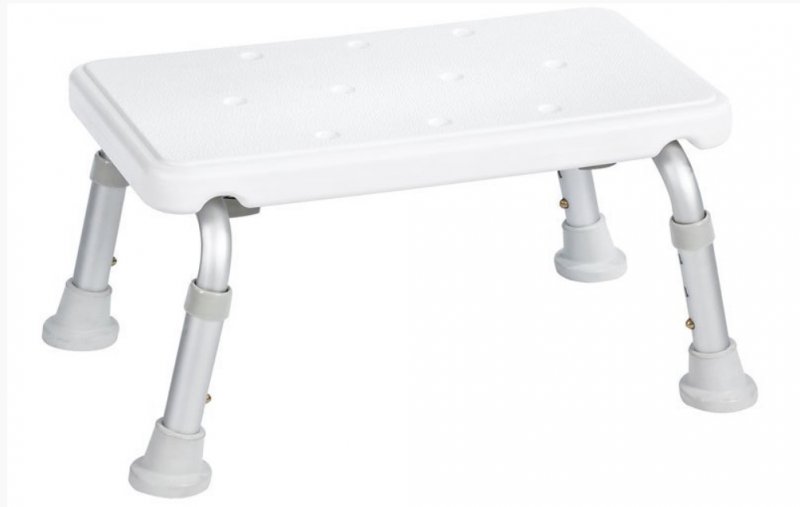 Sapho Kúpeľňová stolička na nohy biela A0102601