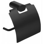 Sapho FLORI Držiak toaletného papiera s krytem rôzne prevedenia Typ: RF007/15 čierna matná