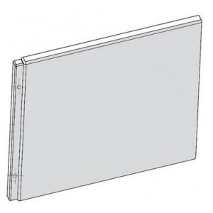 RAVAK Chrome Panel bočný biela, rôzne rozmery A
