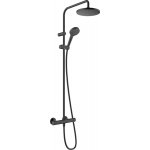 HANSGROHE Vernis Blend Showerpipe 200 so sprchovým termostatom rôzne prevedenia Typ: 26276670 povrchová úprava čierna matná prietok 15,9 l/min