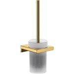 HANSGROHE AddStoris Držiak na WC kefu nástenný 105x342x120 mm, rôzne farby Typ: 41752990 leštený vzhľad zlata