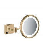 HANSGROHE AddStoris Kozmetické zrkadlo s LED osvetlením rôzne farby Typ: 41790140 povrchová úprava kartáčovaný bronz