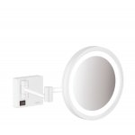 HANSGROHE AddStoris Kozmetické zrkadlo s LED osvetlením rôzne farby Typ: 41790700 povrchová úprava biela matná