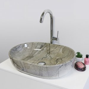 Aquatek Oválne keramické umývadlo 59,5x42 cm TOTO