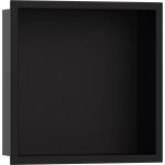 HANSGROHE XtraStoris Original Výklenok do steny vrátane rámu 30x30x10 cm, rôzne farby Typ: 56061670 povrchová úprava čierna matná